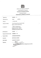 TIC payment receipt 