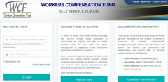 Workers Compensation Fund (WCF) Online system