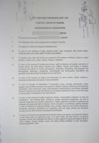 Memorandum and articles of association
